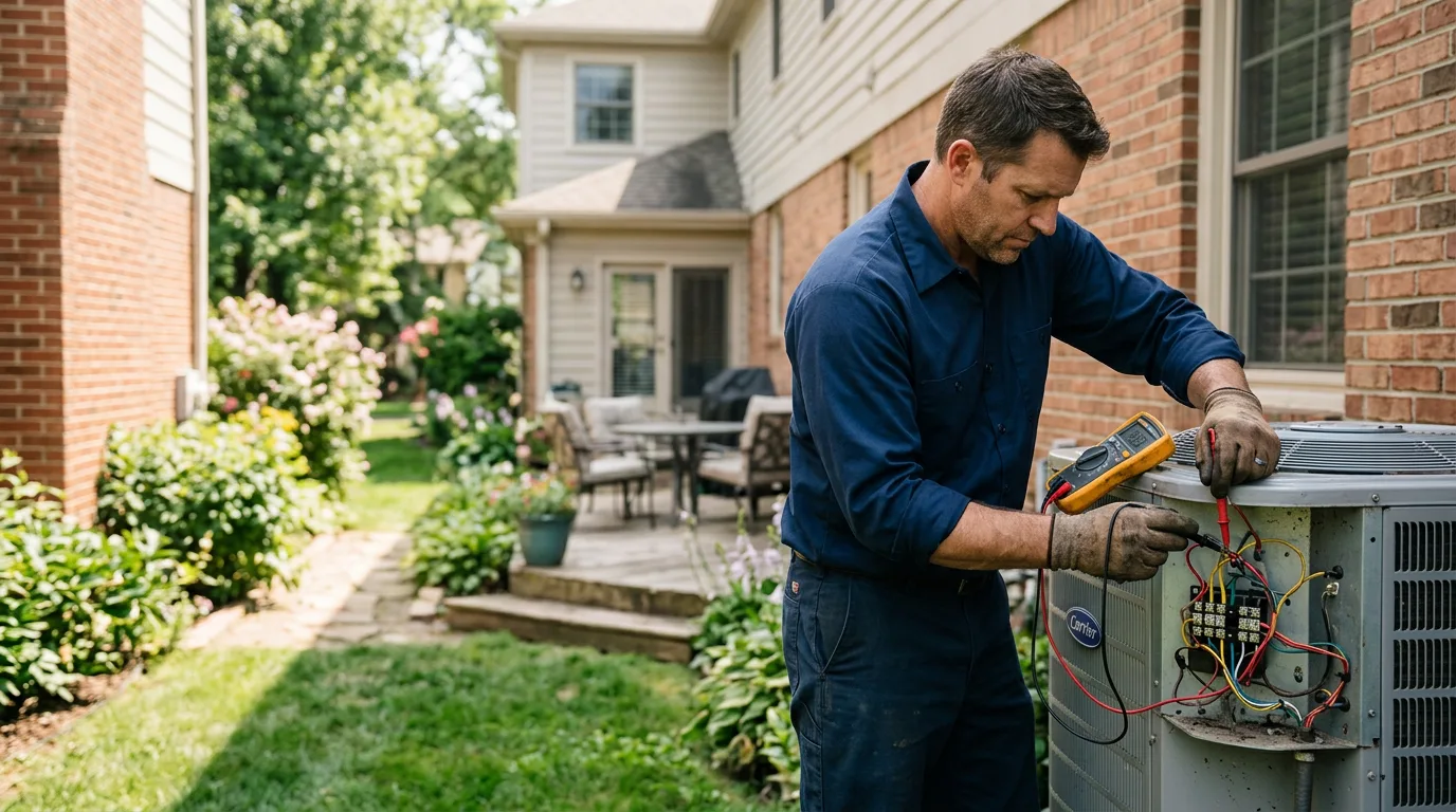 HVAC technician working near Mcindoe Falls, VT